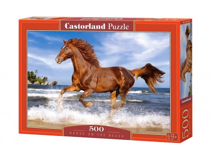 Castorland Puzzle - Kôň na pláži 500 dielikov