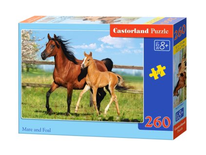 Castorland puzzle Kobyla a žriebätko 260 dielikov