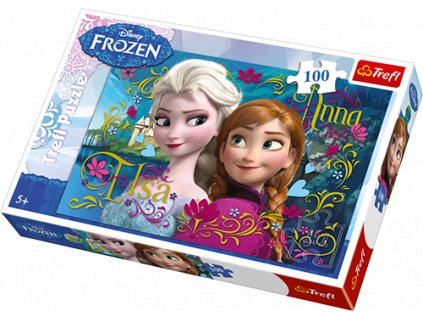 Trefl detské puzzle Ľadové kráľovstvo 100 dielikov