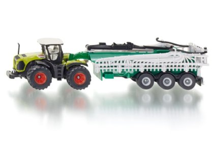 Siku Farmer 1827 traktor Claas s vákuovým tankerom Samson 1:87