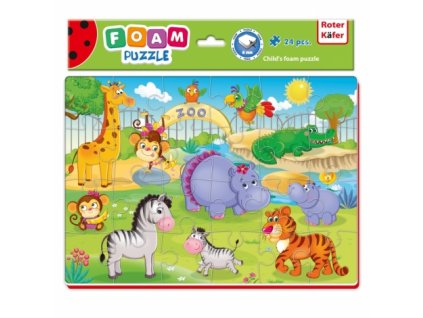 Roter Käfer Penové puzzle Zoo - 24 dielikov