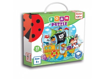Roter Käfer Penové puzzle Piráti - 32 dielikov