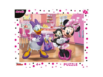 Dino puzzle Ružová Minnie 40 dielikov