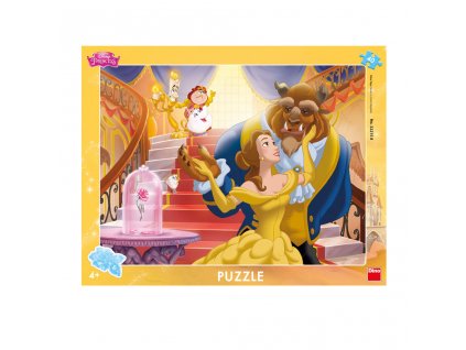 Dino puzzle Kráska a Zviera 40 dielikov