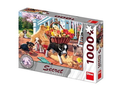 Dino Secret Collection Puzzle Šteniatka 1000 dielikov