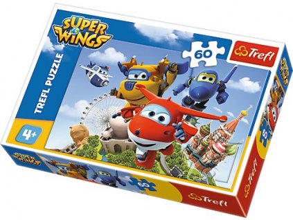 Trefl puzzle Super Wings - Okolo sveta 60 dielikov