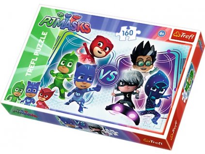 Trefl detské puzzle PJ Masks vs. zločinci 160 dielikov