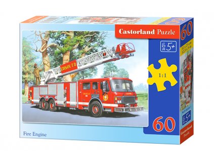 Castorland detské puzzle Hasičské auto 60 dielikov