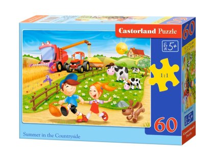 Castorland Detské puzzle Leto na vidieku 60 dielikov