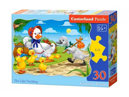 Castorland detské puzzle Škaredé káčatko 30 dielikov