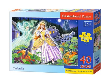 Castorland detské puzzle Popoluška 40 dielikov