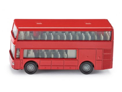Červený poschodový autobus - Siku 1321
