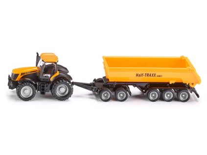 Siku 1858 Traktor JCB so sklápacím prívesom 1:87