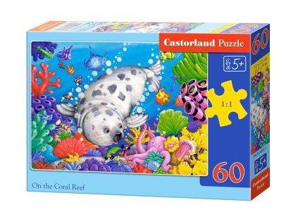 Castorland detské puzzle Koralový útes 60 dielikov
