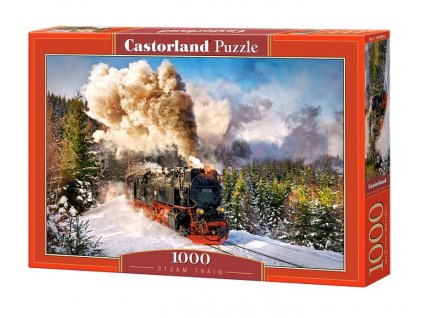 Castorland puzzle Parný vlak 1000 dielikov