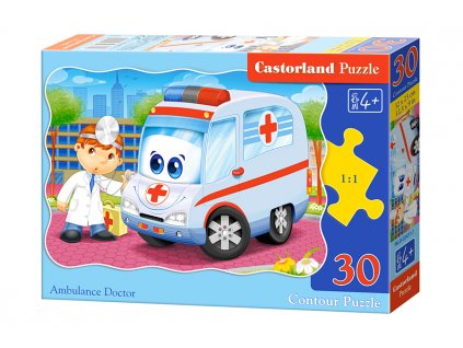 Castorland detské puzzle Sanitka 30 dielikov