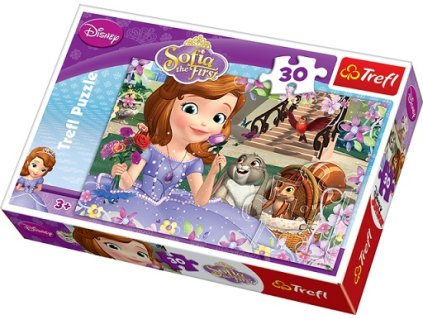 Trefl detské puzzle Sofia Prvá s priateľmi 30 dielikov