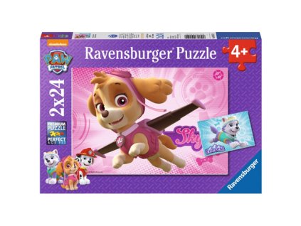 Ravensburger puzzle Paw Patrol Sky a Everest 2 x 24 dielikov