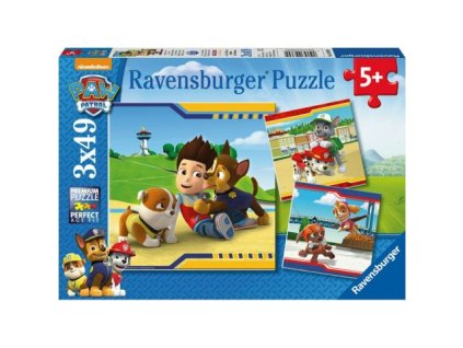 Ravensburger puzzle Paw Patrol 3 x 49 dielikov