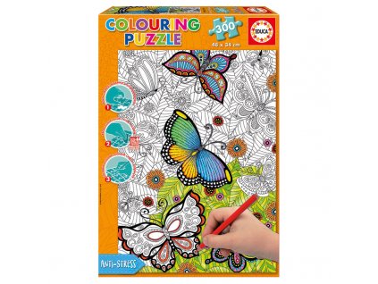 Educa All Good Things are Wild and Free Colouring puzzle 300 dielikov