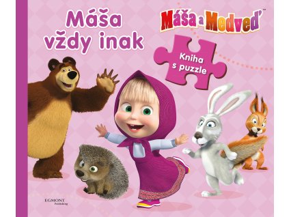 Máša vždy inak - Kniha s puzzle
