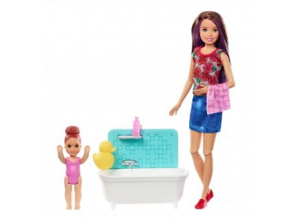 Barbie - bábika Skipper opatrovateľka set IV.