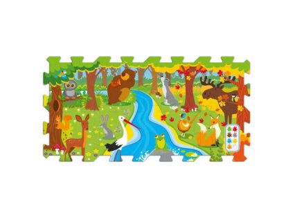 Trefl penové puzzle na podlahu - Les 8 dielikov