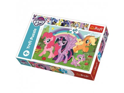 Trefl puzzle My little pony Dúhové priateľstvo 60 dielikov