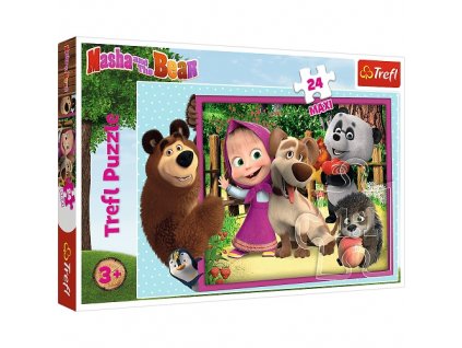 Trefl Maxi puzzle Máša a Medveď 24 dielikov