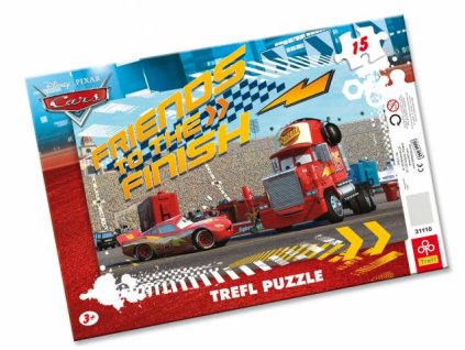 Trefl detské puzzle Blesk a Mack 15 dielikov