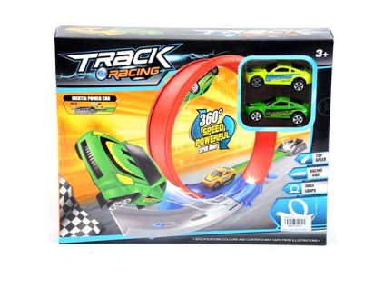 MK Toys - Základná dráha s dvomi autíčkami