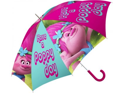 Detský dáždnik Trolovia - Poppy 69 cm
