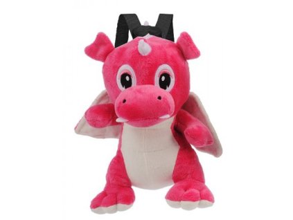 Plyšový batoh Dráčik 30 cm ružový