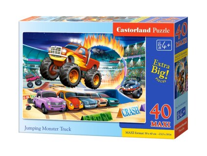 Castorland MAXI puzzle Jumping Monster Truck 40 dielikov