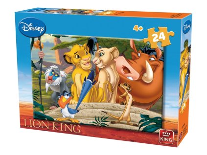 King puzzle Leví Kráľ 24 dielikov
