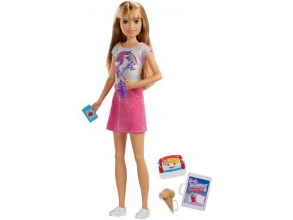 Mattel Barbie - Skipper babysitter v tričku s jednorožcom