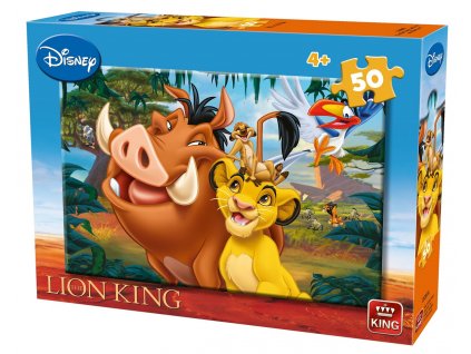King puzzle Leví kráľ 50 dielikov