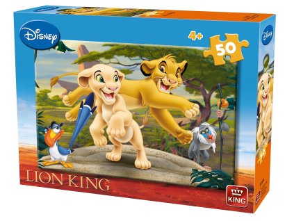 King puzzle Simba a Nala 50 dielikov