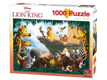 King puzzle Leví kráľ 1000 dielikov