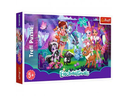 Trefl puzzle Enchantimals 100 dielikov