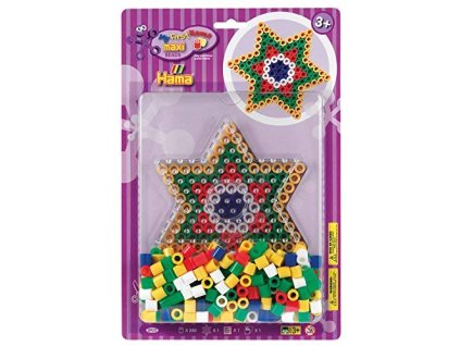 Hama MAXI Korálkový set Hviezda 250 ks (H8925)
