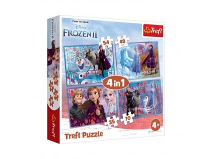 Trefl puzzle Frozen 2 sada 4v1
