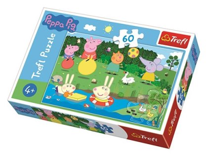 Trefl puzzle Peppa: Prázdninová zábava 60 dielikov