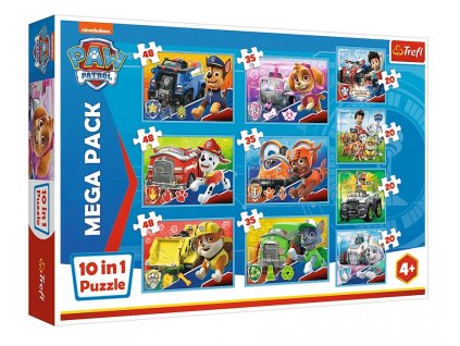 Trefl puzzle Paw Patrol sada 10v1