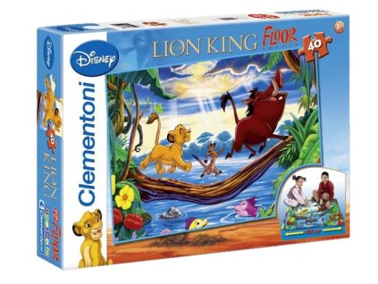 Clementoni floor puzzle Leví kráľ 40 dielikov