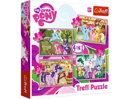 Trefl puzzle My Little Pony sada 4v1