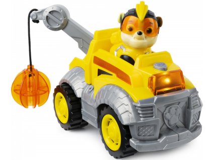 Paw Patrol - Mighty Rubble a jeho vozidlo (Deluxe)