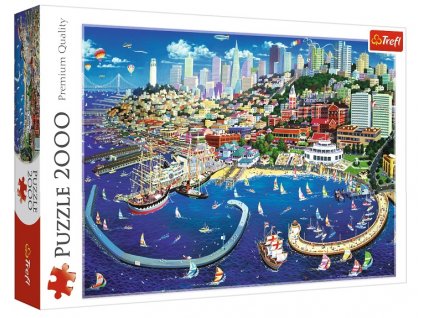 Trefl puzzle San Francisco záliv 2000 dielikov