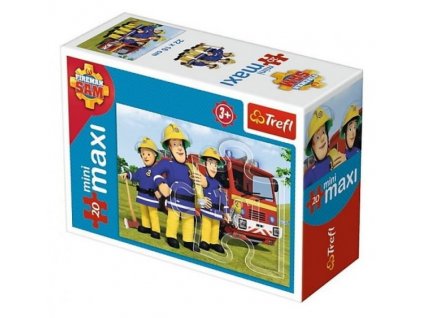 Trefl mini Maxi puzzle Požiarnik Sam v akcii 20 dielikov