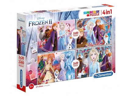 Clementoni puzzle Frozen 2 sada 4v1